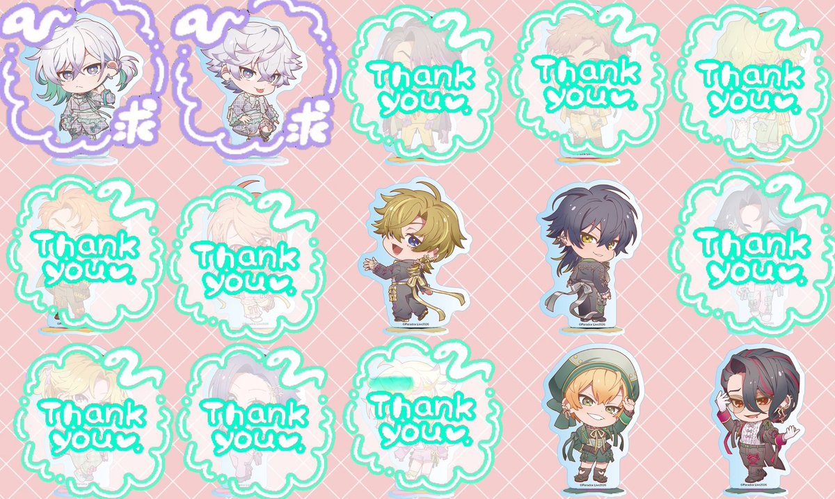 交換・仮約束】パラライ ファボテリア アクスタ アクリルスタンド 譲