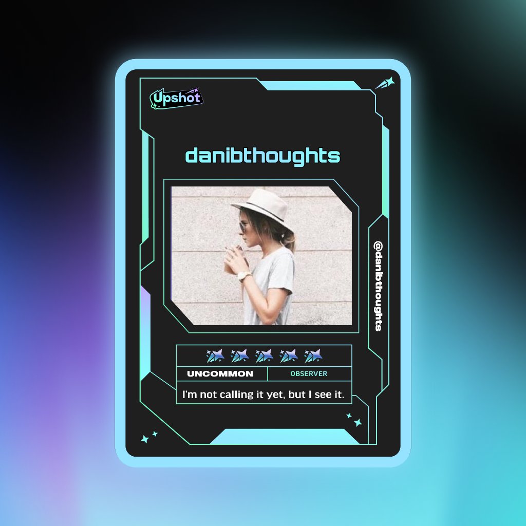danibthoughts's tweet photo. Just ripped my Predictor Card!

Ready to claim instant cash prizes, free packs and more.

Welcome to Prediction Play on @upshot_cards https://t.co/UlSfUNlPGj