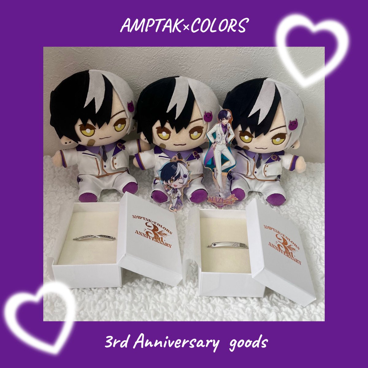 素敵なグッズをありがとう😭💜 宝物が増えてくの嬉しい！！ 大切にする