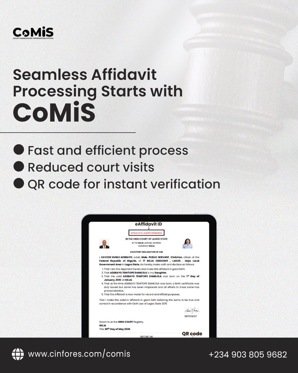 Court Management Information System tweet media