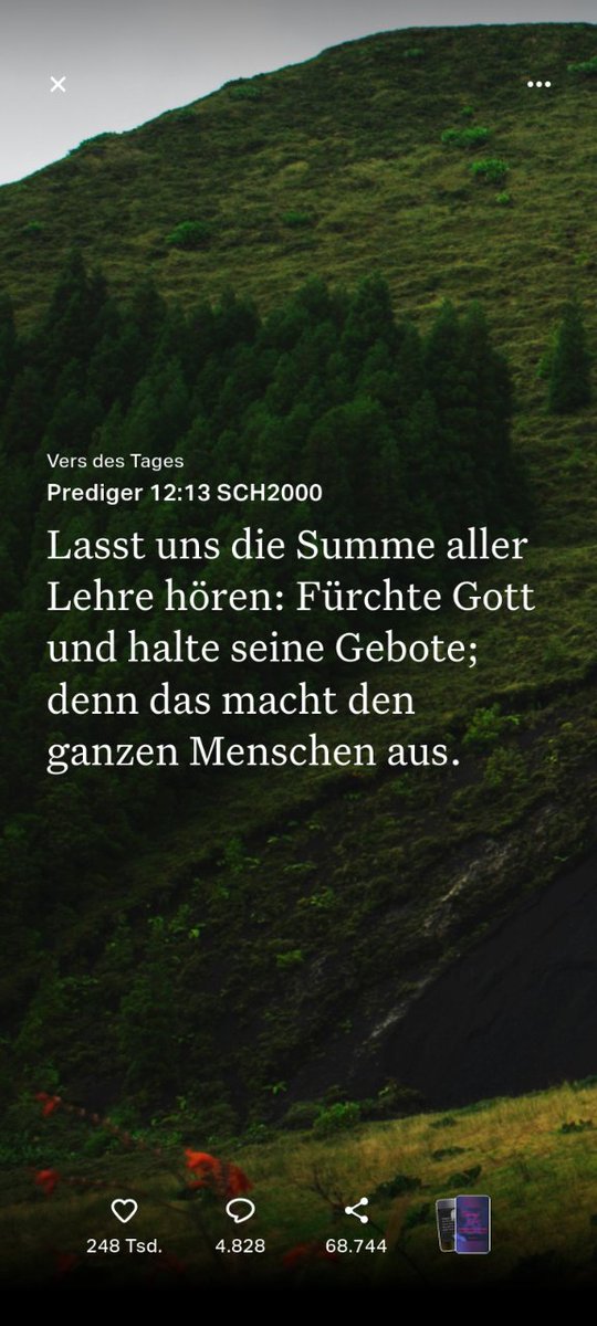 Gott "fürchten" - das ist nicht Angst haben, das ist Ehrfurcht. 
Ehrfurcht vor dem, der alles mit seinem Wort erschaffen hat und der alles, was wir haben und sind, mit einem Wort auch wieder nehmen könnte.
Aber über der Furcht, steht die Liebe..
Gesegneten Tag 👋
🙂🙏🔥♥️✝️👑🇮🇱