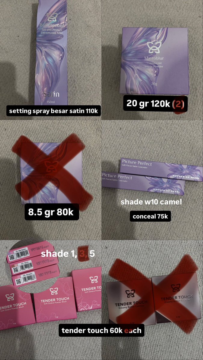 ikeathings's tweet photo. wts make up mop murah ajaa, am to pm nya shade game day 60k aja cus https://t.co/b2R6Z1jU0T
