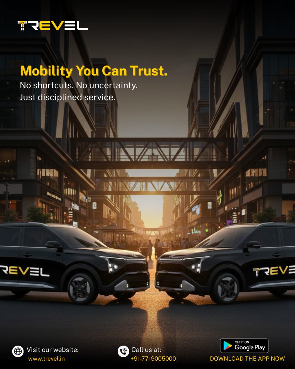 trevel_ind's tweet photo. If a cab makes you anxious.
It’s not doing its job.
Trevel is about calm reliable rides with drivers who respect your time.
No rush
No noise
Just a smooth journey.

#TrustEveryRide #trevel #cabservice #travel #urbanmobility #premiumservice https://t.co/fCjGeruMyI