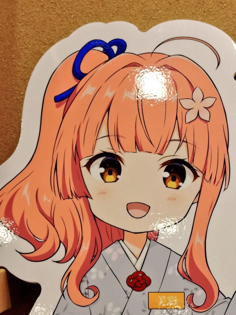 温泉むすめ 湯郷美彩ちゃん ※パネル撮影許可済み 季譜の里 （岡山県