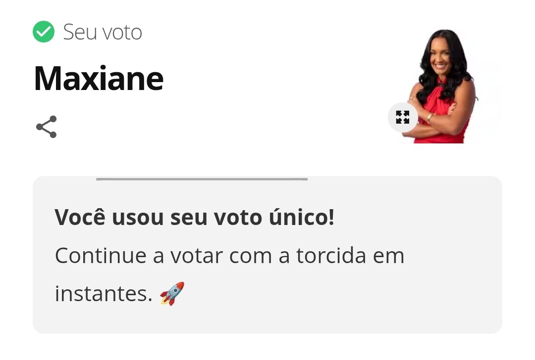 Ela mandou e eu escutei, como bom Pernambucano estarei fazendo a minha parte !!! Vota Pernambuco #bbb26