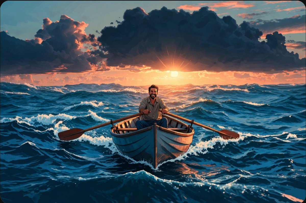 Optimism isn’t ignoring the storm.
It’s building the boat, grabbing the oars, and smiling while you row — because you already see the sunrise on the other side. Be delusionally optimistic.
Act relentlessly.
Watch the universe bend.The most dangerous person in the room isn’t the