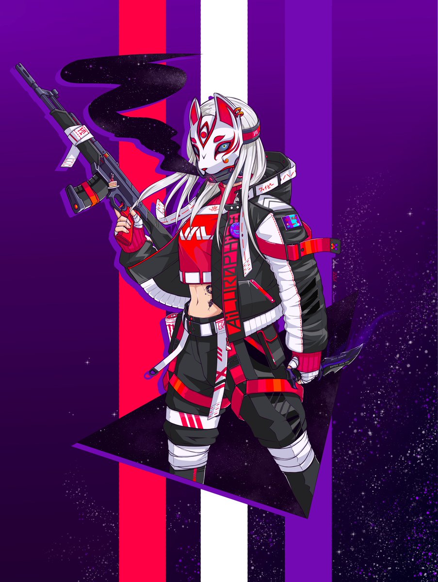 Super old drawing I made for a friend. I remember doing a lot of cell shading back then.