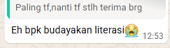 TradingDiary2's tweet photo. MARKETING 
apakah bahasa seperti ini sekarang accaptable ok?
atau merugikan proses marketing?
menurut saya ga baik ngomong 
BUDAYAKAN MEMBACA
BUDAYAKAN LITERASI
ke customer yg salah
tujuan kita mau jualan bukan mau menang2an
ok dia salah kita menang terus emang beli??? atau jadi bete ga jadi beli?