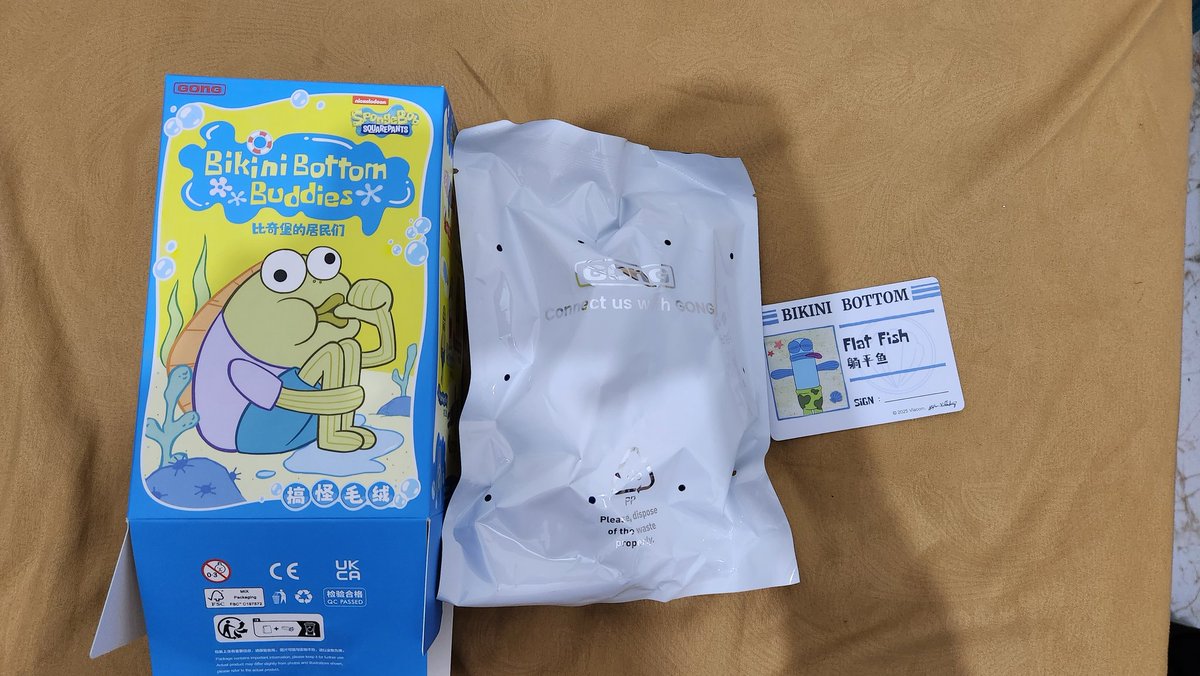 arsenambisera's tweet photo. WTS bikini bottom buddies (flat fish)

- Box &amp; Card lengkap
- Sealed dan open box dari bawah
- Ori Popmart, baru 3 hari
SELL: 160k bisa co di 🍊

#wts #popmart #bikinibottom https://t.co/tadInw9rB5