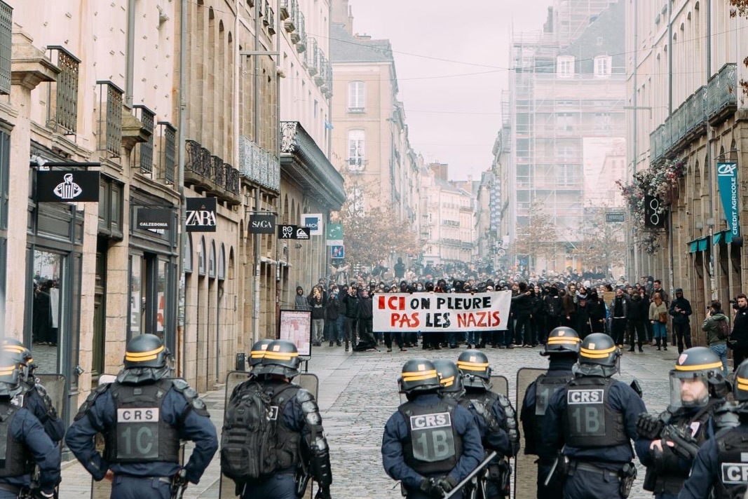 ultras_antifaa's tweet photo. ❝Here, we do not mourn the nazis.❞

📍Rennes, France https://t.co/OPOZttHzaw