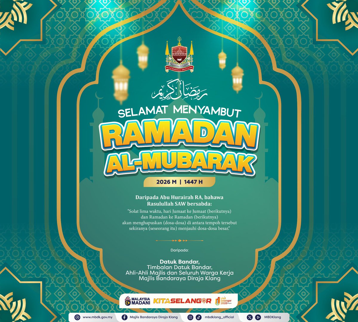 Majlis Bandaraya Diraja Klang tweet media