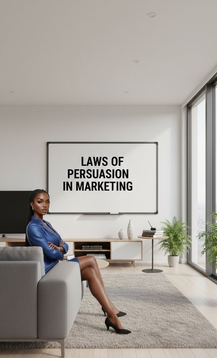 If you apply these laws in your life, business, project, and marketing, you'll experience growth.

In my previous post, I talked about Marketing and I said Good marketing leads to sales. Now, selling is all about persuasion (convincing).

There are Six (6) Laws of PERSUASION and