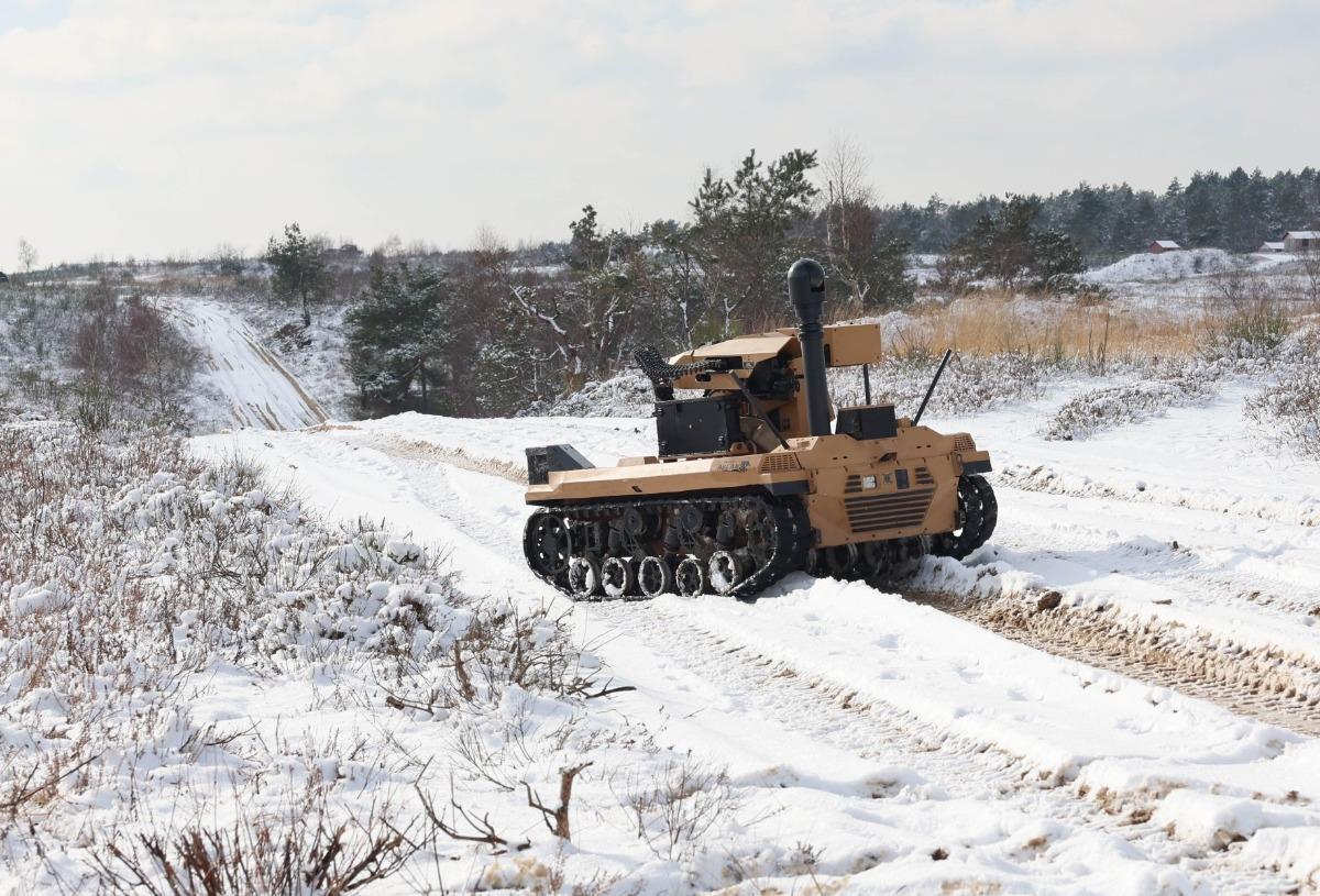 Turkish Military Shows Innovative Ground Robot During NATO