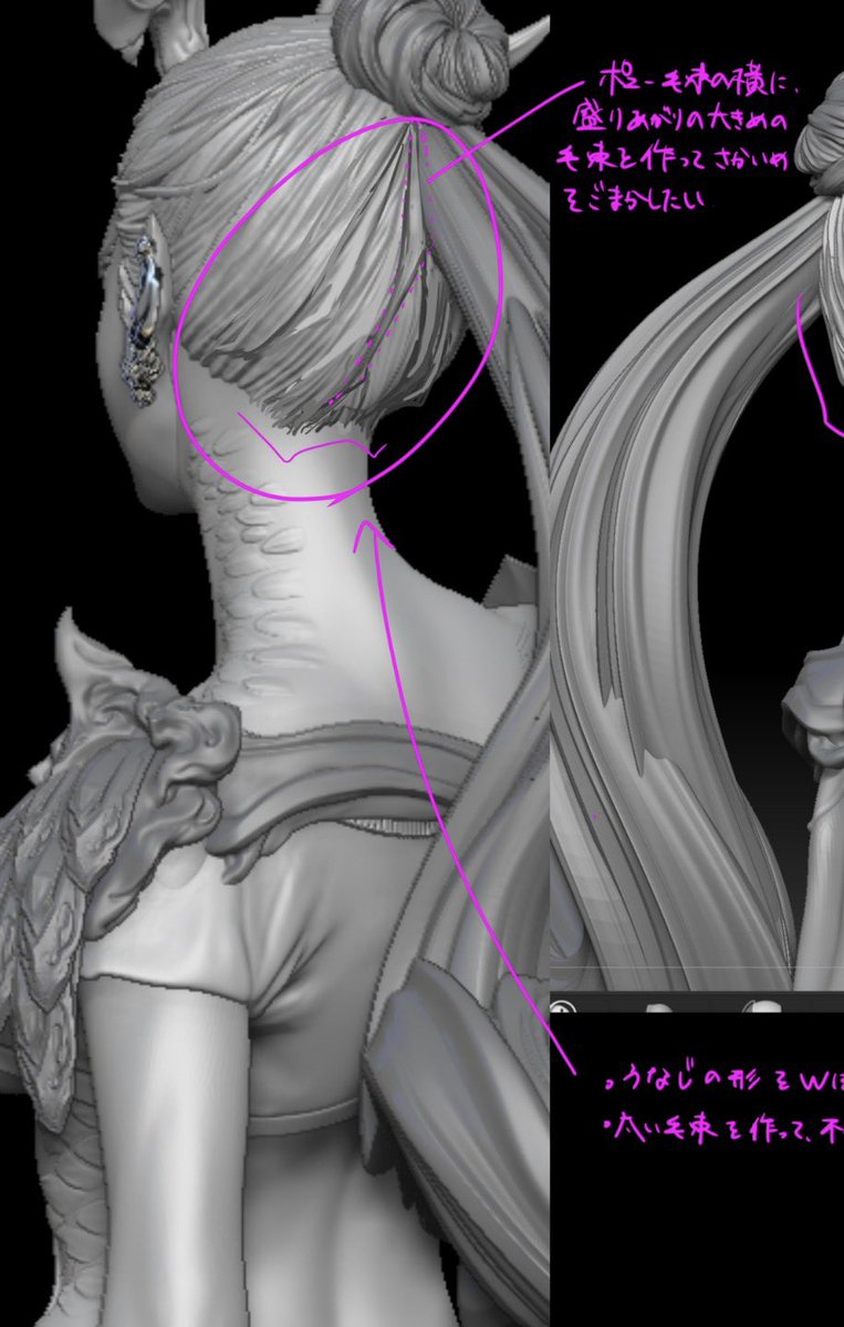 例えばこのルドラは、かっこいい姐さん的ポジションを作りたくてスタートしたんだけど、
鎧系は自分の引き出し的に得意じゃないし、方向性も尖ってるから、どれくらい受け入れられるか不安もあった。

そんな中で、メンバーのmasaさんがカッコイイ系の女性キャラが好きだから意見を求めてみたところ、