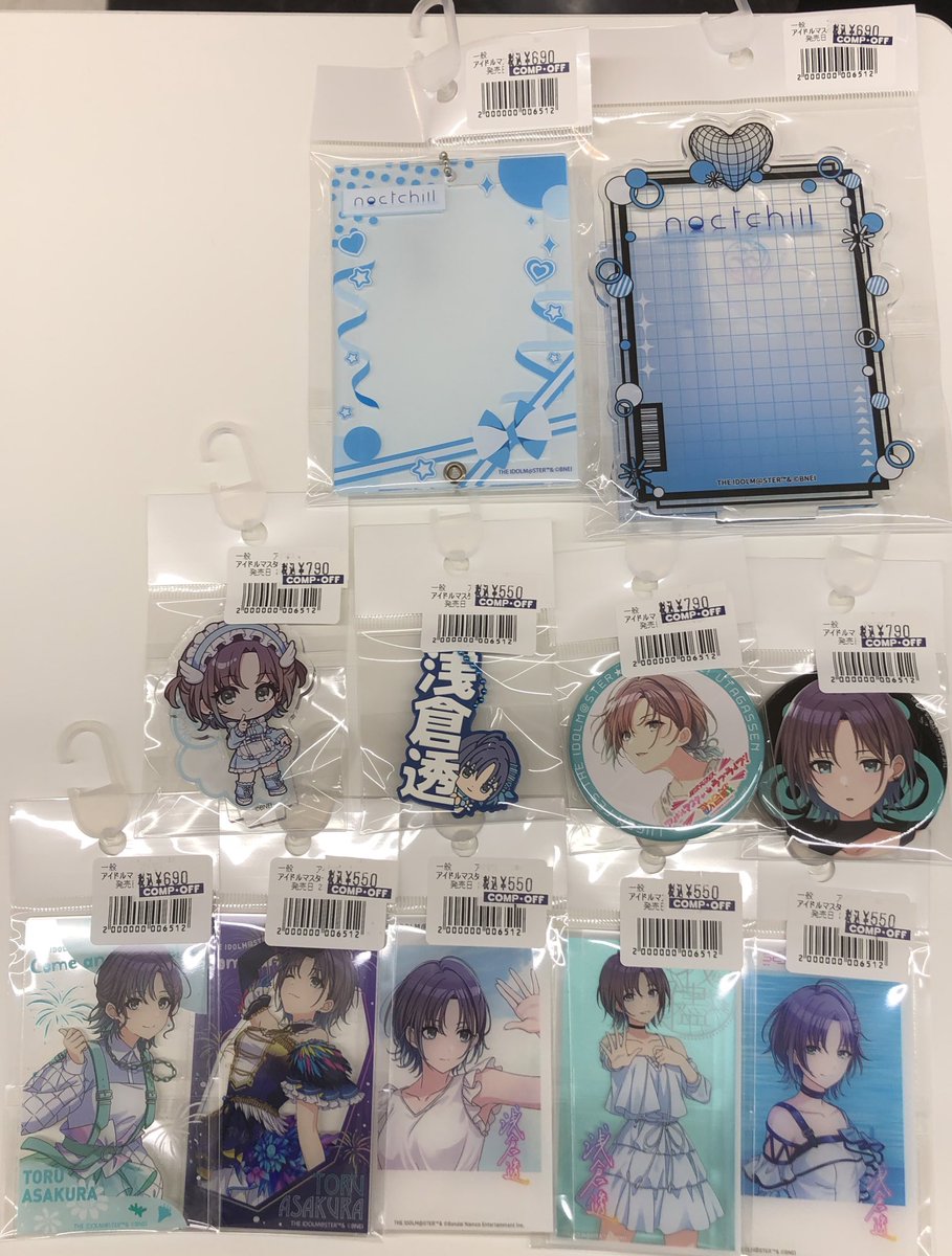 アイドルマスター シャイニーカラーズ 缶バッジ、アクリルカード