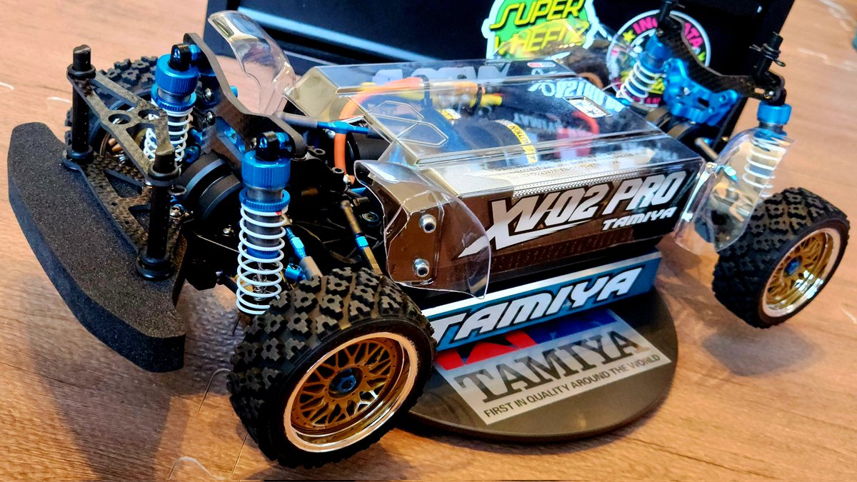 HW_TOP_SPEED's tweet photo. 🚗新車組立塗装完成🔥
ポルシェ934ラリー(XV-02PRO)🏜️
トレッドとホイールベース合わせに苦労しましたがリアフェンダーアーチをおおきく切り欠きラリー仕様に仕上げました✂️🔧
#タイヤRC #XV02PRO #RCラリー https://t.co/2718NOZCMA