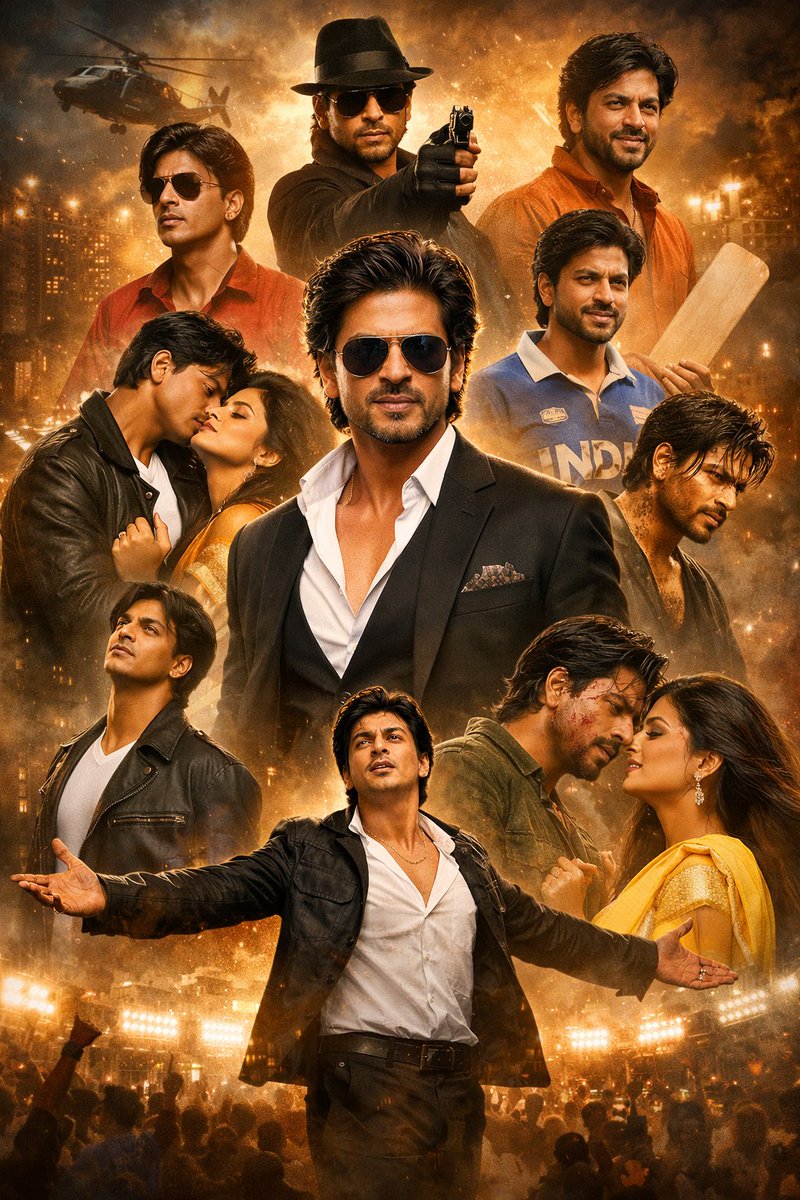 The way SRK stands and carries himself — pure charisma

Say which character do you like the most??