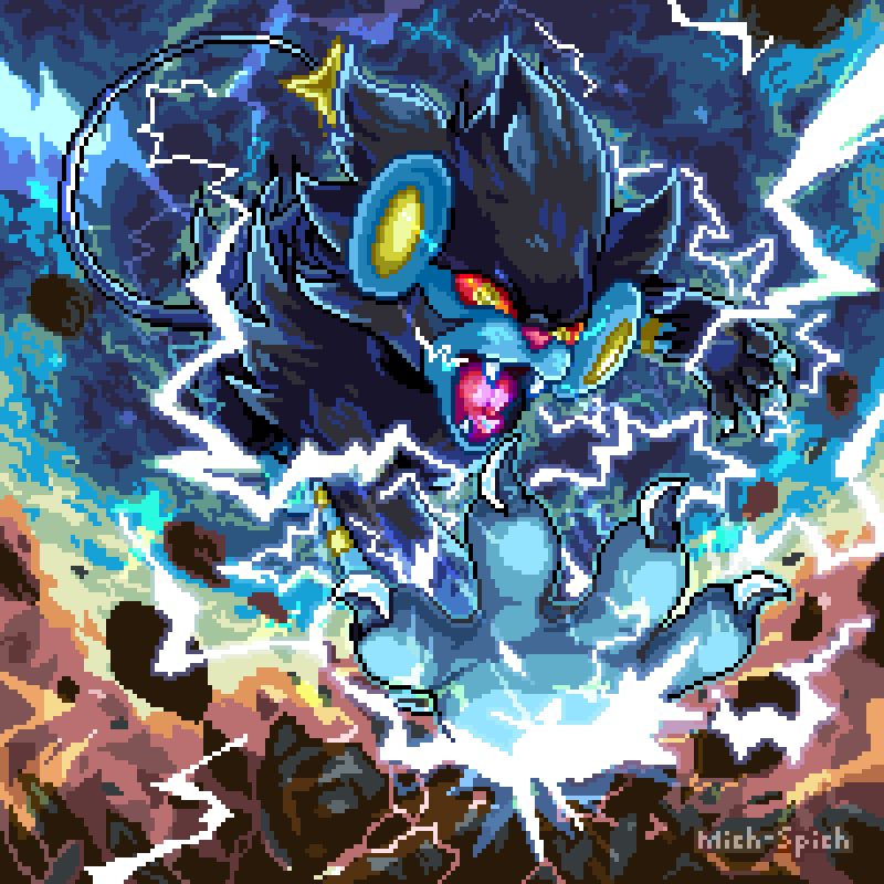 MichSpich's tweet photo. Posting a piece everyday this week to commemorate Pokemon's upcoming 30th anniversary! https://t.co/BkTAZFtck3