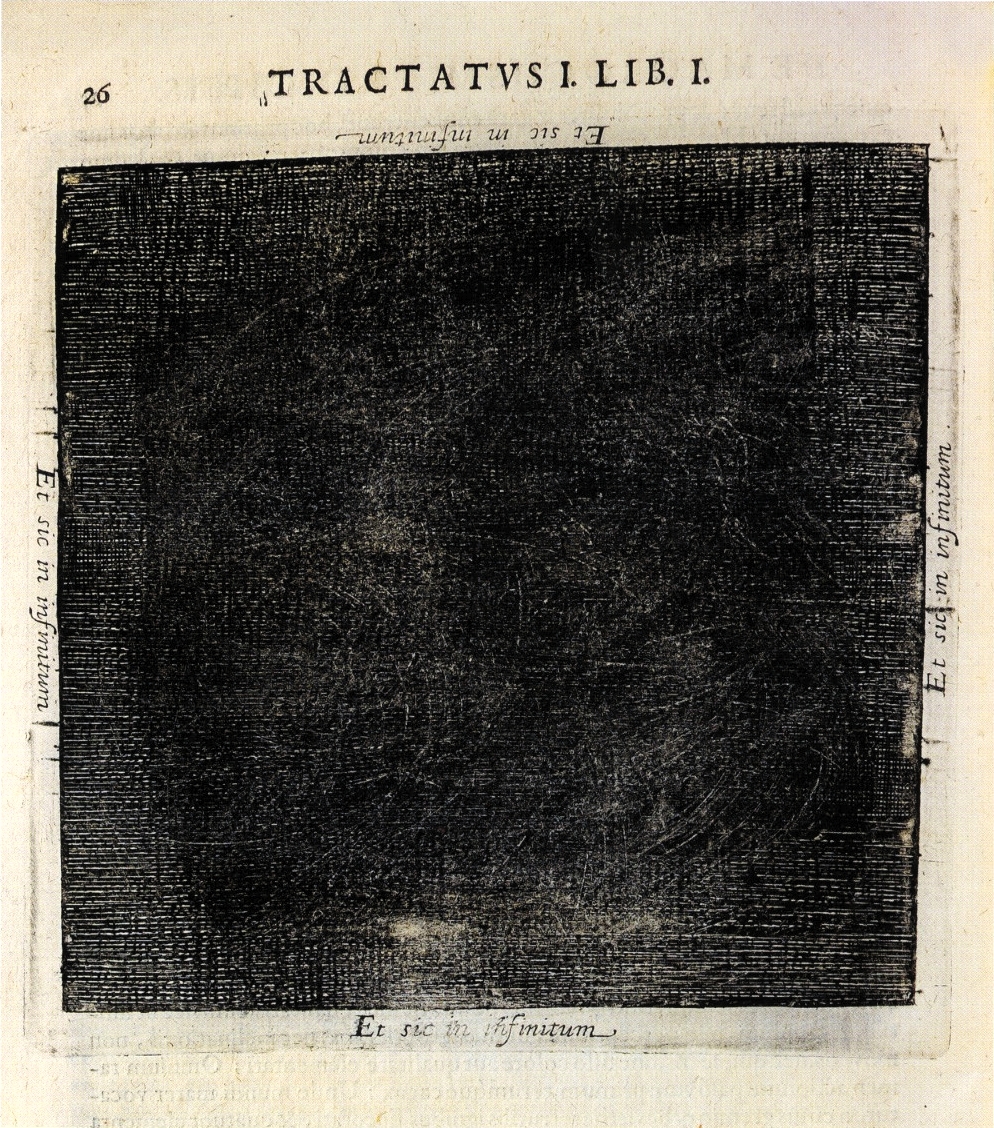 In 1617 Robert Fludd drew a black square and labeled it Et sic in infinitum. And so on to infinity. This is what existed before light. Not nothing. Not emptiness. A darkness so complete and so full that it extended in every direction without end. Malevich painted his Black Square