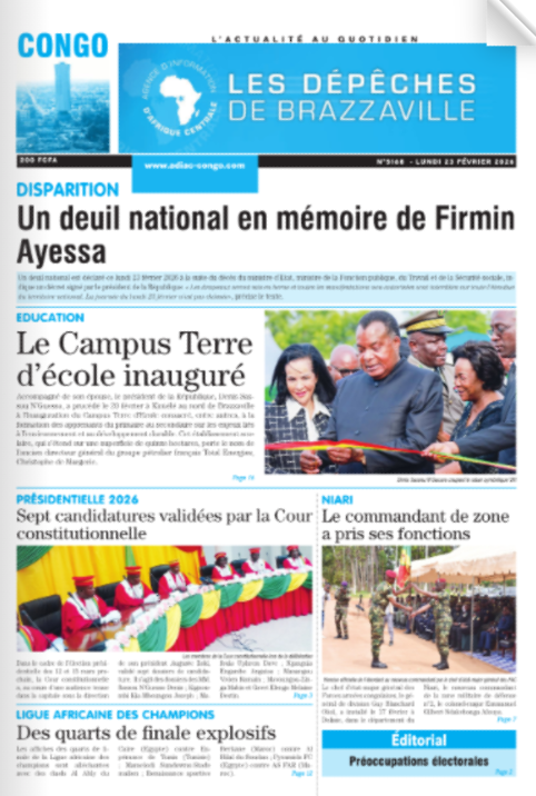 Adiac, l'Agence d'Information d'Afrique Centrale tweet media