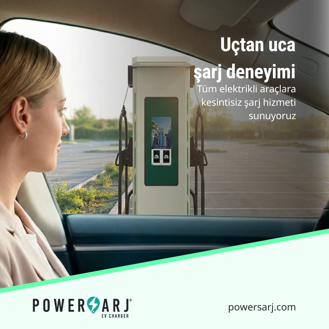 Yolculuklarınıza kesinti girmesin! ⚡ Powerşarj olarak, tüm elektrikli araç modelleri için uçtan uca, güvenilir ve kesintisiz şarj deneyimi sunuyoruz. Güçlü altyapımızla enerjiniz hiç bitmesin, rotanız hep ileriye olsun. 🚗💚

#Şarjİstasyonu #ElektrikliAraçŞarj #UçtanUcaŞarj