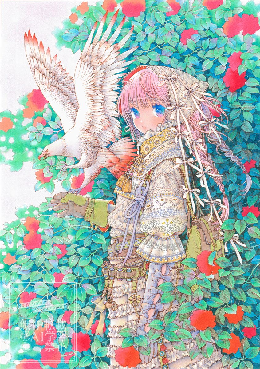 本日ヤフオクに手描きイラスト原画『Pureness』を出品しました～どうぞ