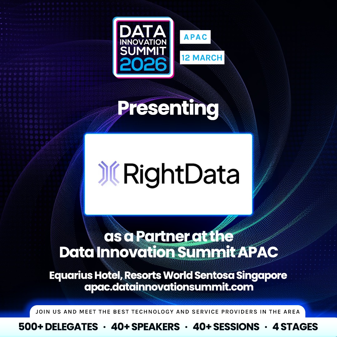apac_dis's tweet image. Exciting partnership announcement for APAC DIS 2026!

We’re proud to welcome RightData as an Official Partner for the Data Innovation Summit APAC 2026. 

Discover more: apac.datainnovationsummit.com/#partners

#APACDIS2026 #DataInnovationSummit #DataAndAI #EnterpriseData #ResponsibleAI