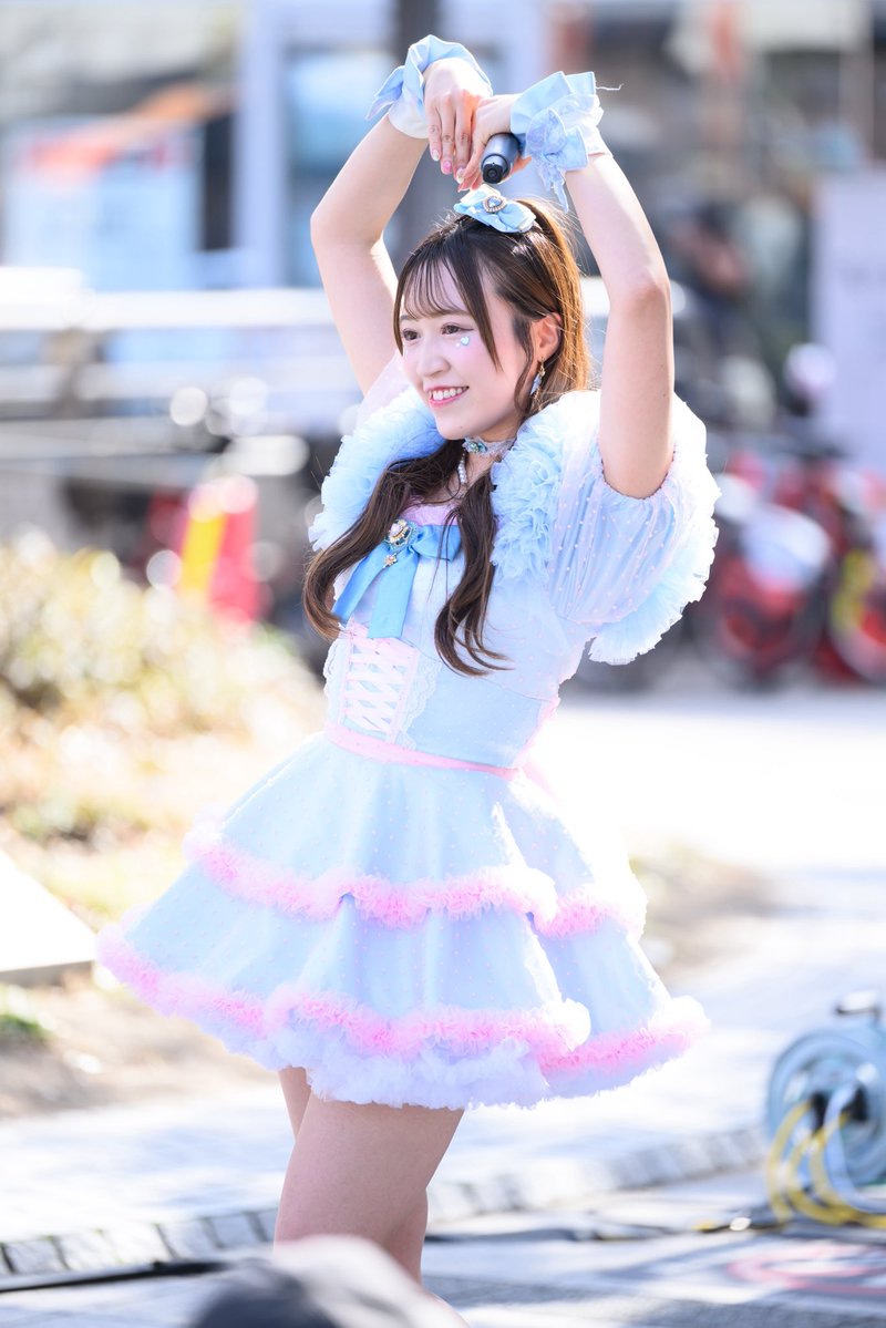 白川ゆなさん @peachu_yuna 金山駅南口 #ポートレート #ライブフォト