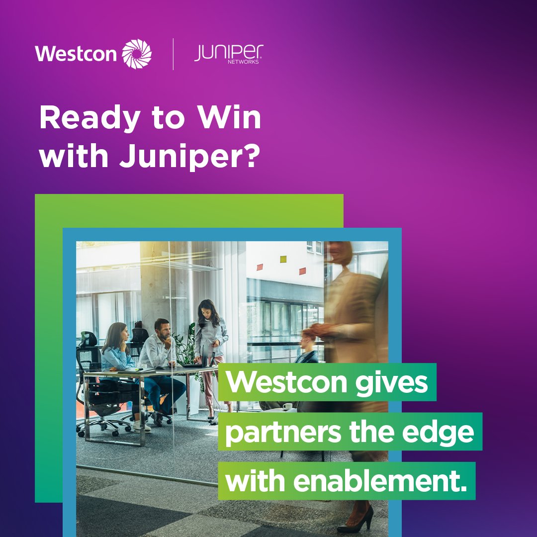 Grow faster with the right support. Juniper + Westcon = a winning team.
 okt.to/RAYSzd