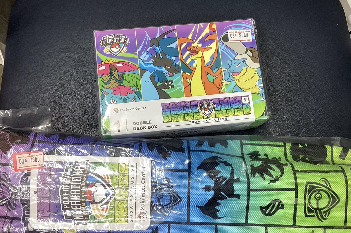 ポケカサプライ 販売情報】 プレイマット、ダブルデッキケースEUIC