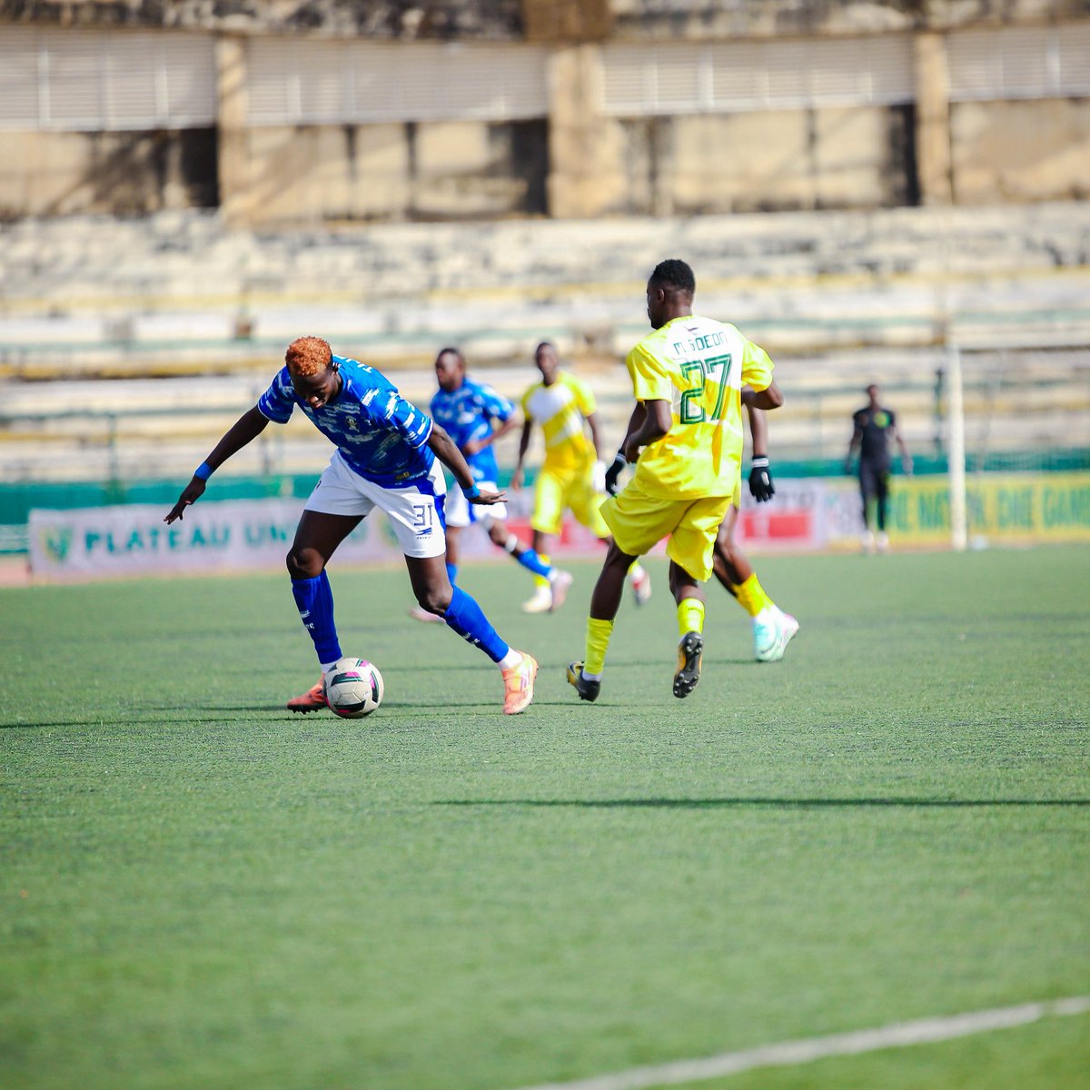 NPFL_News's tweet photo. ๐ธ
Plateau United FC 4-1 Shooting Stars SC
#NPFL26 #PLASHO https://t.co/3m0a7O5JDt
