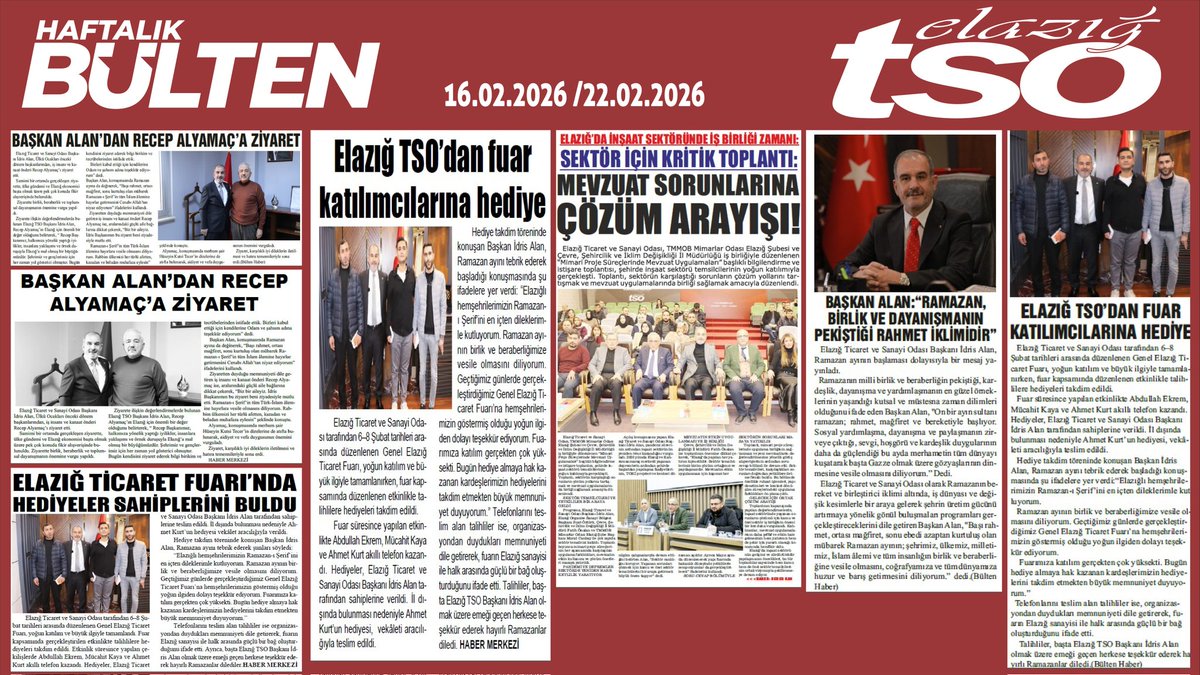 Elazığ TSO tweet media