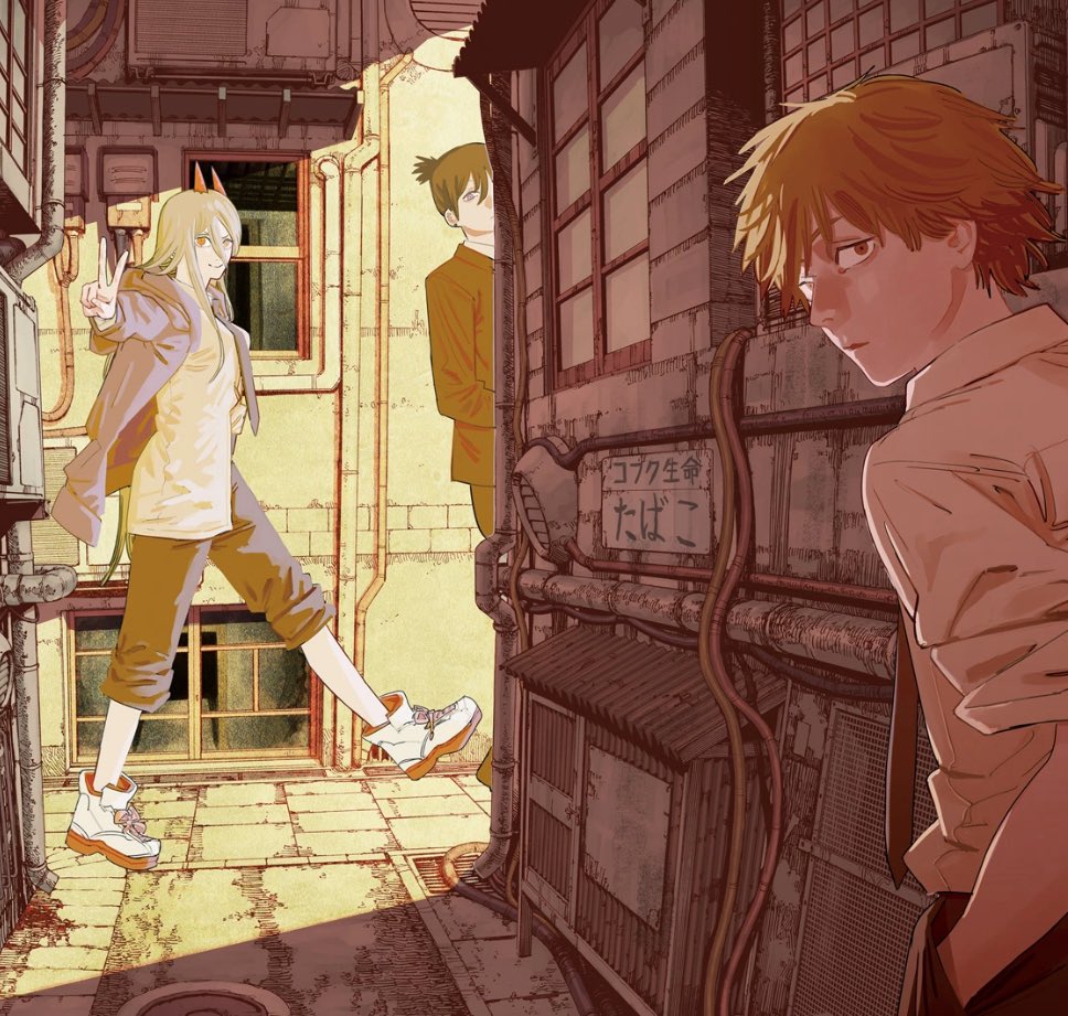 and aki trying to look back around the corner like he’s trying to check on denji one last time before moving on cause he never really got to see him again…