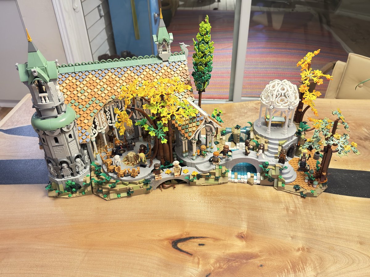 ShortwaveGnat03's tweet photo. @meowri Probably because you heard I finished my Rivendell Lego set https://t.co/bQ3LzrbRk4