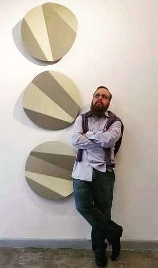rafaelgen's tweet photo. "Warm Cylinder" Iron and Eletrostatic Painting - 0.60  mts - 2018 -  Private collection. By RafaelGen. https://t.co/X7RDeRega3