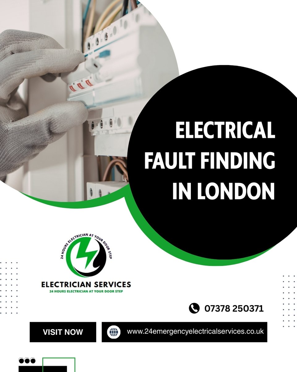 services15818's tweet image. Our expert electricians use advanced fault-finding techniques to quickly identify and fix hidden electrical problems in London homes and businesses.

contact us 07378 250371 or visit our website tinywebs.info/BfjqPs

#ElectricalFaultFinding #EmergencyElectrician