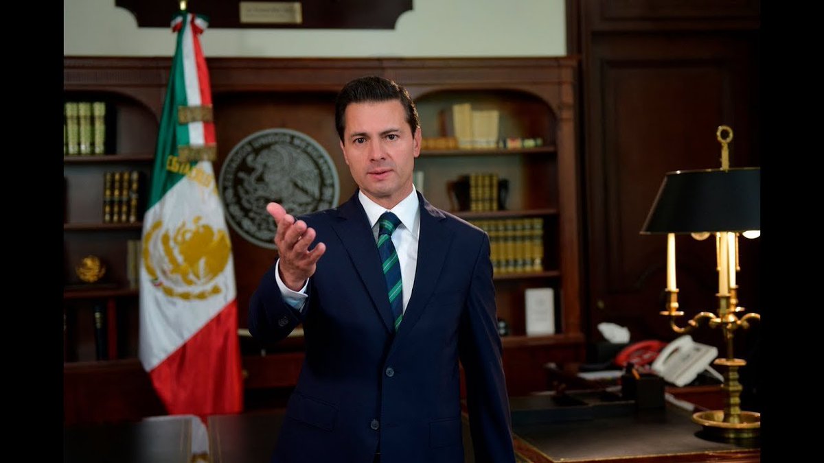 Será el sereno pero Peña Nieto nunca se escondió para dar un mensaje a la nación...