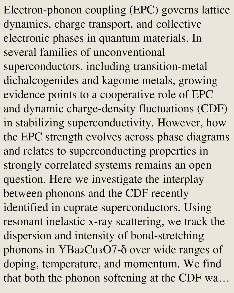 Electron-phonon coupling revealed by charge density fluctuations in cuprate superconductors

Martina Fedele, Giacomo Merzoni, Marco Moretti Sala, Francesco Rosa, Nicholas B. Brookes, …
arxiv.org/abs/2602.18112 [𝚌𝚘𝚗𝚍-𝚖𝚊𝚝.𝚜𝚞𝚙𝚛-𝚌𝚘𝚗 𝚌𝚘𝚗𝚍-𝚖𝚊𝚝.𝚜𝚝𝚛-𝚎𝚕]