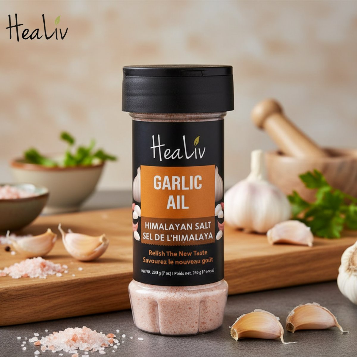 healivco's tweet image. Healiv Himalayan Pink Natural Flavored Salt Garlic
Elevate every dish naturally with Healiv Himalayan Pink Natural Garlic Salt.

#HealivCanada #CanadianKitchen #ShopCanadian #MadeForCanada #HimalayanPinkSalt #NaturalFlavor #GarlicLoversCanada #PureAndNatural