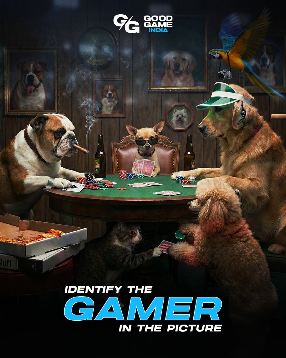 GGtv_community's tweet photo. High stakes. Zero mercy. 🃏🔥
One of them is calculating every move.
One is bluffing.
One is just here for the snacks. 🍕

Identify the REAL gamer in the picture 👀🎮
Drop your answer in the comments.

#goodgame #meme #gamer #goodgameindia #GoodGameTVShow https://t.co/RDM1yfWko6