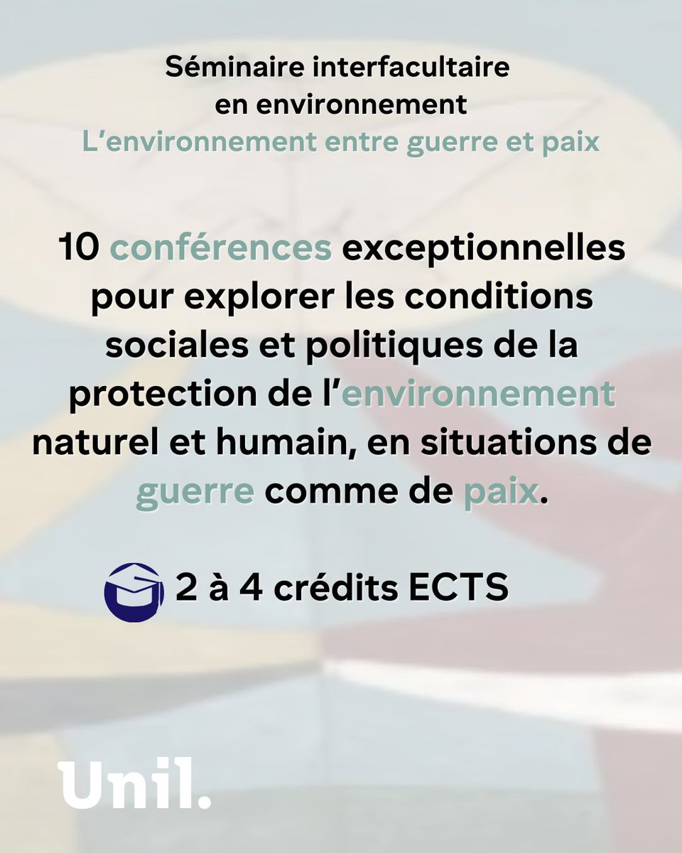 Faculté Géosciences et Environnement - UNIL tweet media