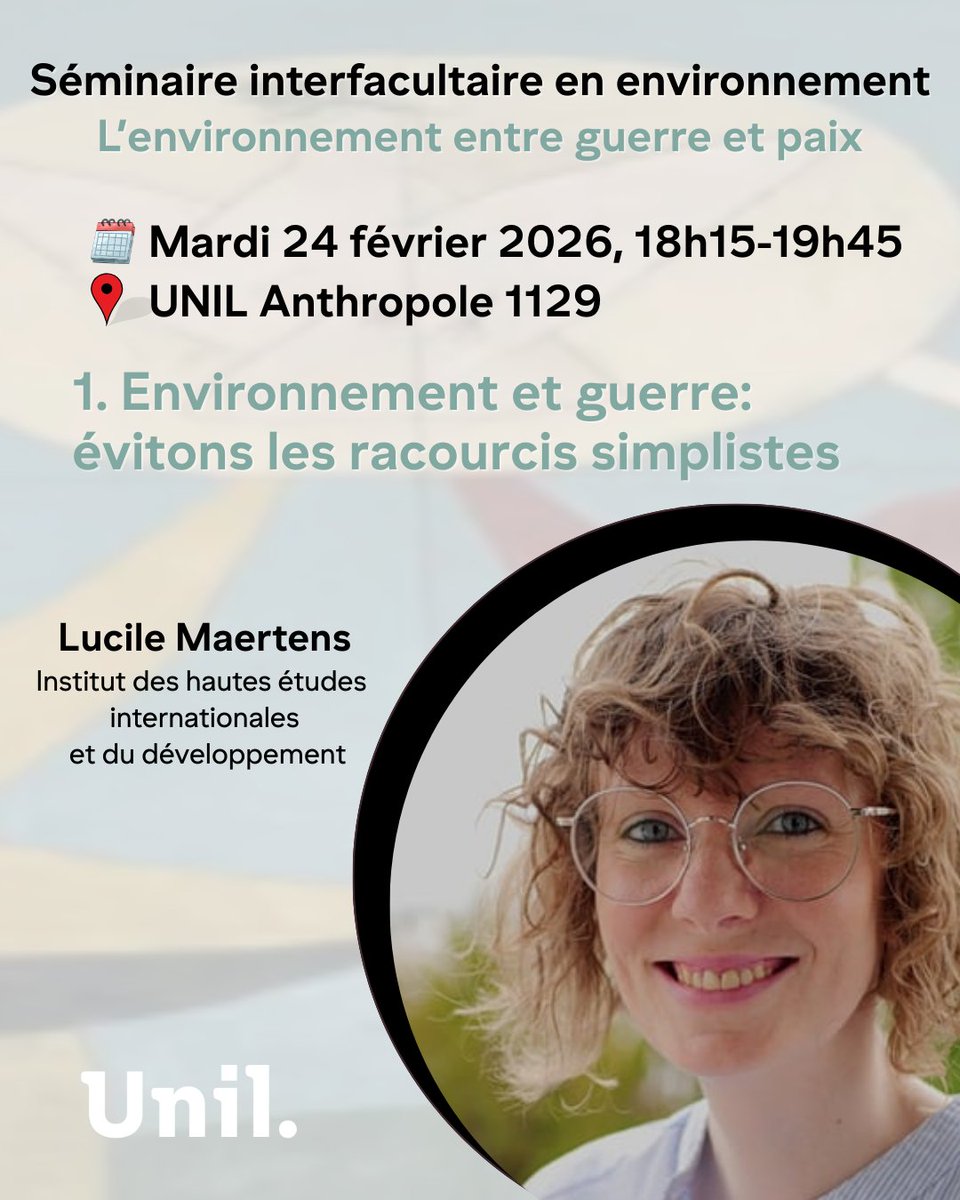 Faculté Géosciences et Environnement - UNIL tweet media