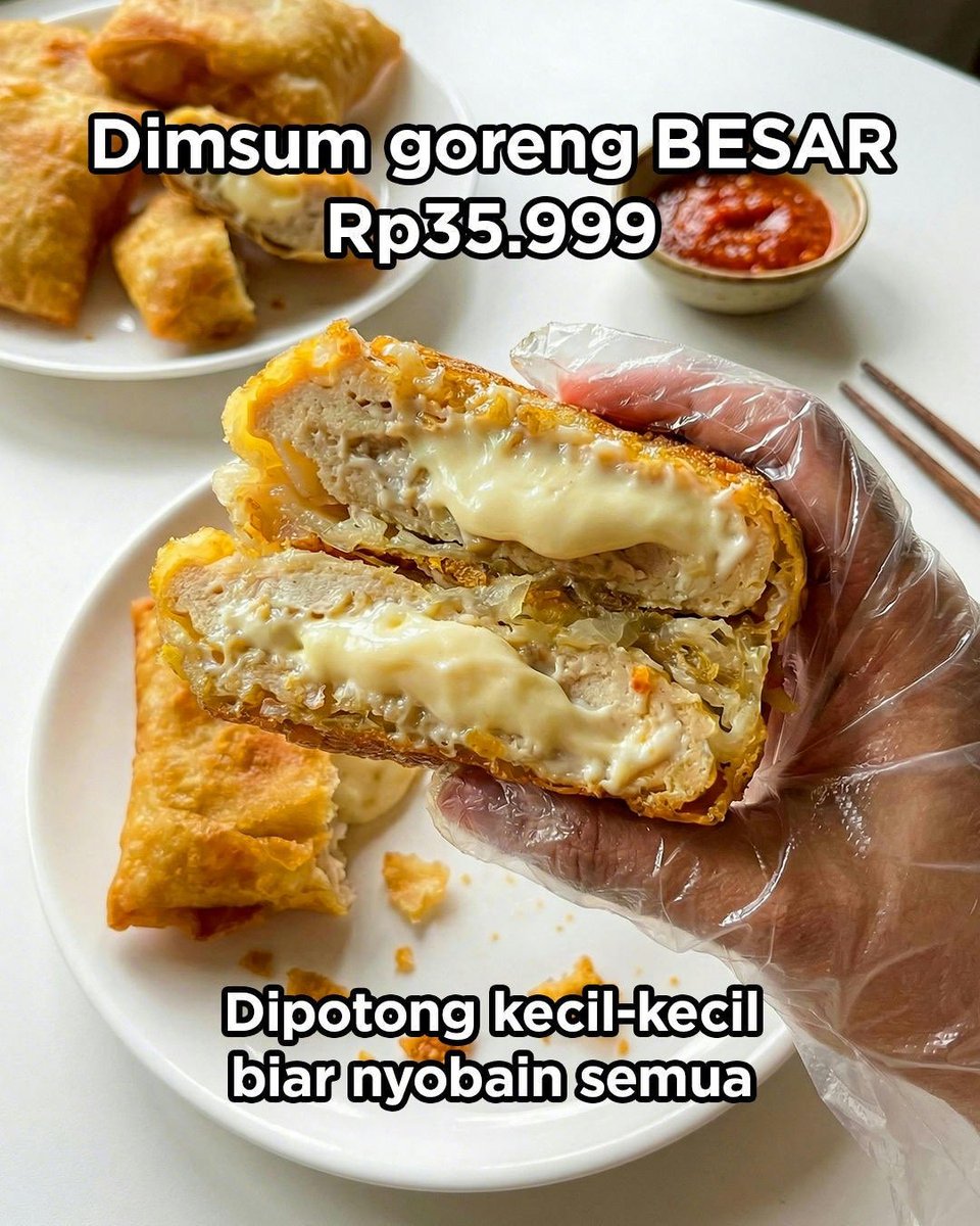 TikTokShop_IDN's tweet photo. Dimsum goreng BESARRRR🤣
https://t.co/MulD93sCnG https://t.co/SdKehCbH4B