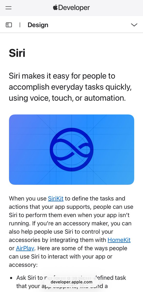 neality_'s tweet photo. Siri on Apple’s Human Interface Guidelines should be prioritized more. I want Apple to show us what AI-assisted UI can look like https://t.co/bUjh4BOTeA