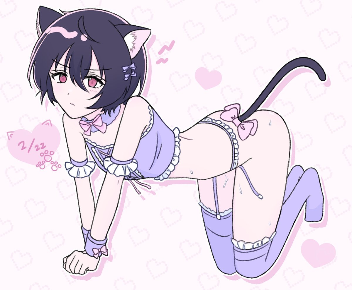 にゃんにゃんにゃんの日🐈‍⬛(遅刻)