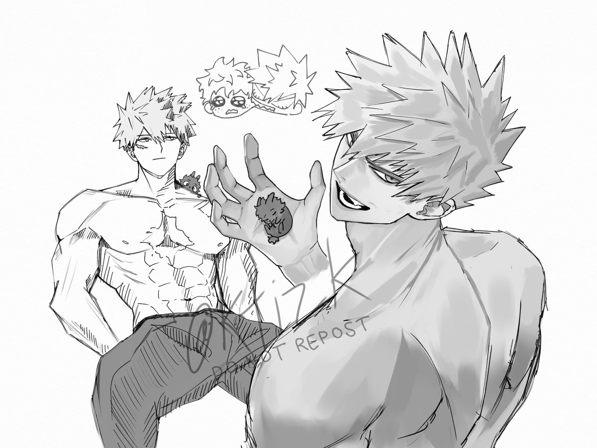ktizk's tweet photo. Rkgk #勝デ #ktdk #bkdk #캇데쿠
 Izuku is his baby bunny https://t.co/HkhtToaBfS