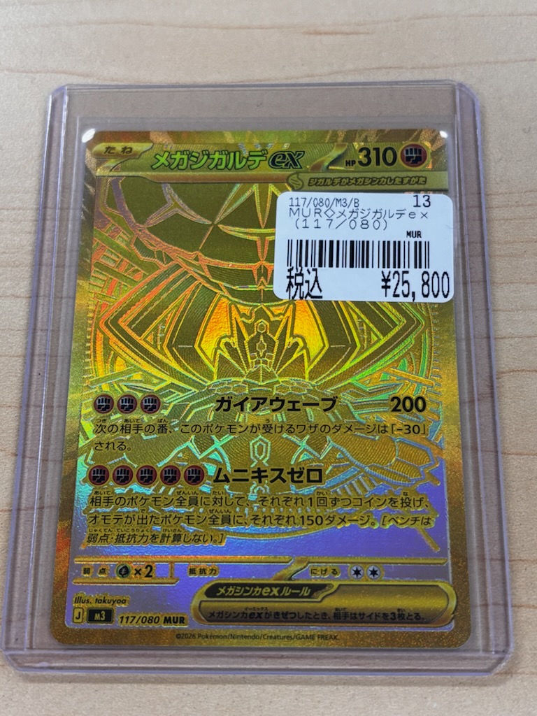 メガジガルデ MA 25,800 ニャース SAR 9,800 メガジガルデ SAR 3,280