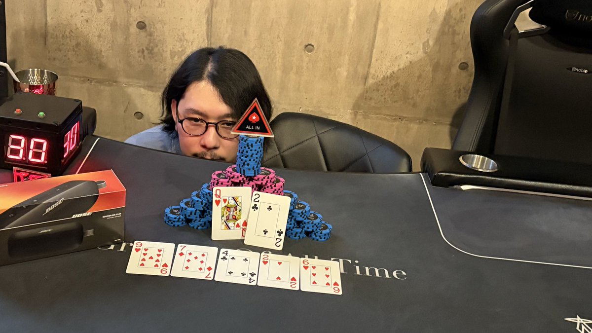 PokerBarGOAT's tweet photo. --Poker Bar GOAT--

❤️‍🔥2/21トーナメント結果❤️‍🔥

【🔥あつしPro Match🔥
              就任記念Tournament】

《🥇Winner🥇》
たま様

《🥈2nd  Place🥈》
わたる様

《🥉3rd  Place🥉》
しら様

ITMされた皆様、おめでとうございます🎉

#ポーカー #Poker #アミューズメント #アミューズメントカジノ #千葉 #船橋 #千葉ポーカー #船橋ポーカー