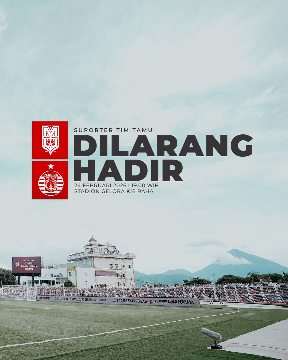 Persija Jakarta 공식 X 게시물 이미지