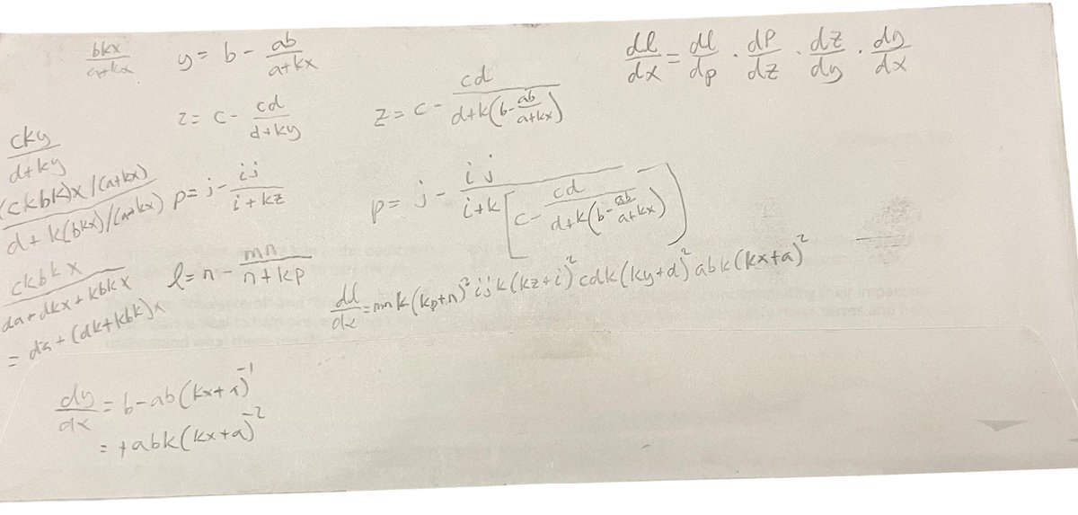 jeff_hartigan's tweet photo. Tell me we live in a simulation without telling me we live in a simulation.

Multi-hop DEX CPMM arbitrage is literally projective geometry. I derived a closed-form solution that eliminates binary search entirely.

The math was hiding in plain sight.  (1/4)

https://t.co/8Yu7MmiAvA